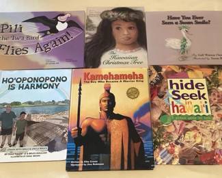 MCJ131 Six Children’s Hawaiian Hardcover Books