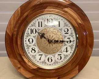 MCJ112 Handcrafted Wooden Wall Clock That Chimes