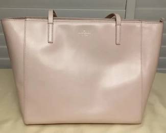 MCJ007 Kate Spade Light Pink Genuine Leather Large Tote Bag