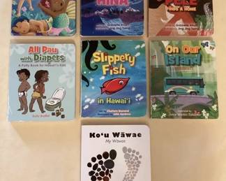 MCJ113 Seven Children’s Hawaiian Board Books