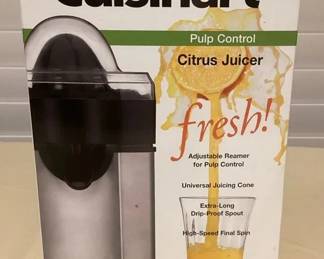 MCJ117 Cuisinart Pulp Control Citrus Juicer New