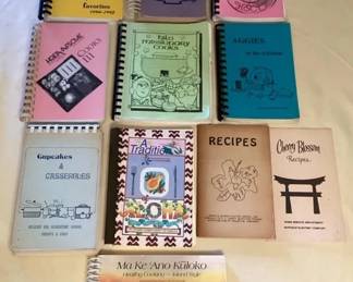 MCJ049 Eleven Vintage “Local Style” Cookbooks