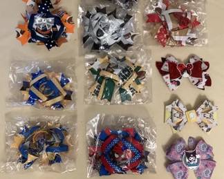 MCJ096 Fourteen Fun Ribbon Bow Hair Clips New