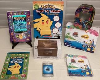MCJ145 Pokemon Cards, Books, Wooden Deck Box, Exclusive Hawaii Items & More!