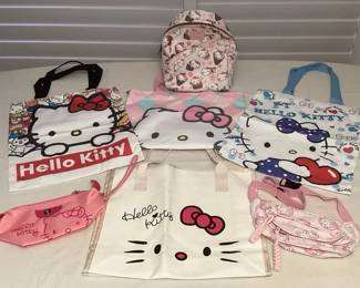 MCJ149 Hello Kitty Backpack, Tote Bags & More!