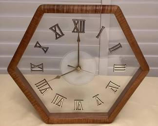 MCJ111 Koa Wood Wall Clock By Dirk