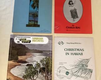 MCJ134 Four Vintage Hawaiian Song Books