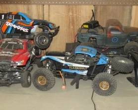Group of Remote Control Toy Cars