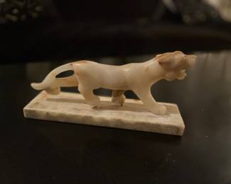 Vintage Carved Panther