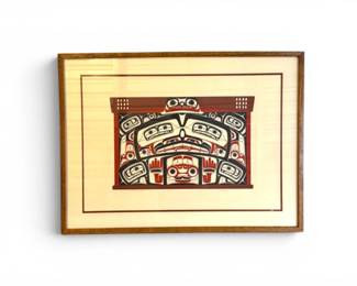 146 NorthwestCoastIndigenousStyleLimitedEditionFramedPrintSigned