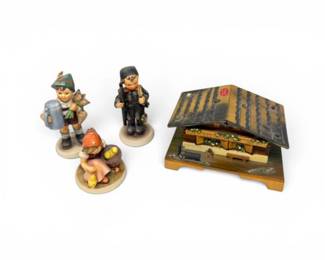42 VintageGoebelHummelFigurinesPrintsSwissMusicBoxCollection