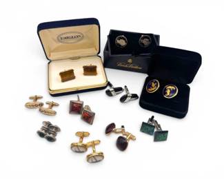 32 VintageModernDesignerMensCufflinksinclBrooksBrothers