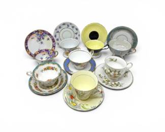 163 VintageRoyalAlbertParagonCopelandTeaCupsSaucersMore