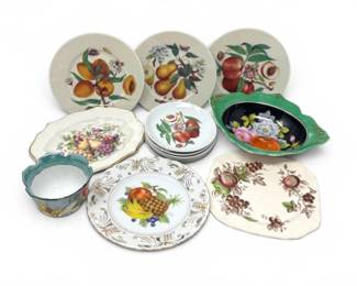 232 VintagePorcelainServingPieces22KGoldTrimNoritakeLimoges