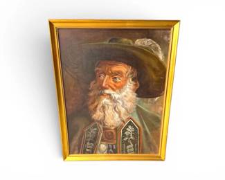 14 FramedPortraitPrintofBeardedGentlemaninTraditionalAttire