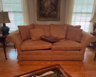 Suede Sofa