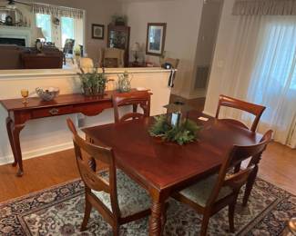 Solid wood with Cherry Finish - Additional sofa table to match