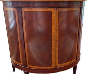 Mahogany Chest, Demilune, Demi Lune