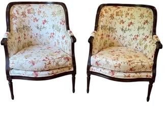 Floral Bergere, Accent Chairs