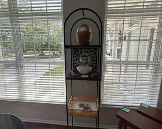 Black Metal Etagere