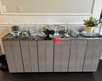 Grey/Black/Metal Cabinet
