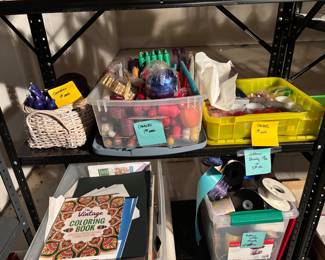 Craft Supplies, Ribbons, Candles