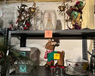 Holiday Santa, Decor, Dishes