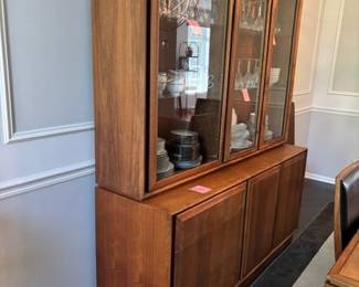 Mid-Century Lighted Cabinet