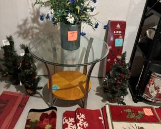 Table, Decor, Holiday Rugs