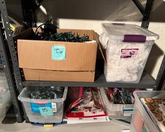 Holiday Lights, Boxes, Bags