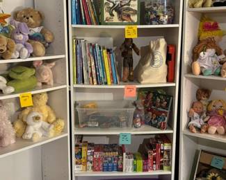 Stuffed Animals, Books, Dolls