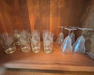 Vintage Glasses, Stemware