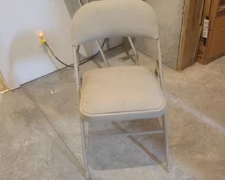 PRESALE $10 EACH - 26 PADDED SEAT AND BACK FOLDING CHAIRS