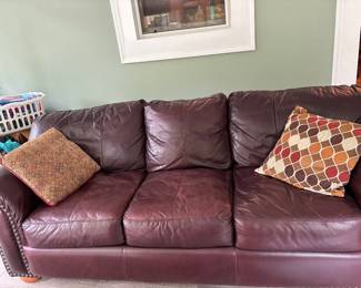 Leather sofa great condition