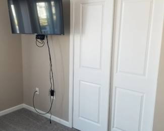 TV with bracket