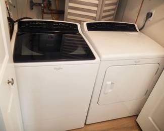 Whirlpool Cabrio washing machine & ELECTRIC dryer
