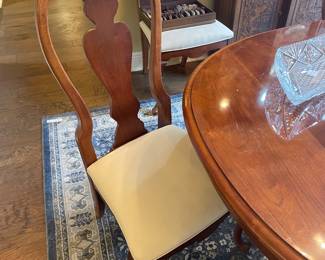 Cherry Queen Anne dining chair ( set of 6 )