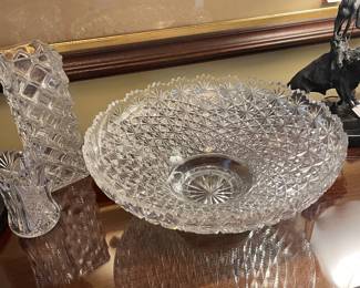 Wonderful cut glass bowl 
