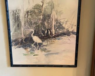California artist Bernice Clark watercolor 