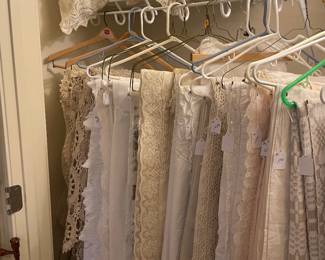Vintage linen tablecloths 