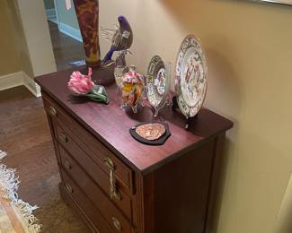 Small mahogany chest