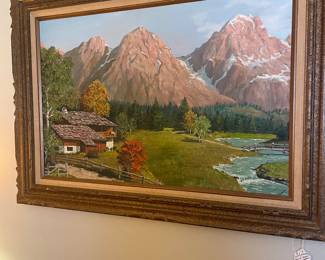 Jo Miami mid century alpine summer landscape 