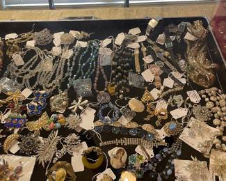 Vintage costume jewelry 