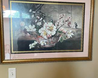 Nice oriental still life print