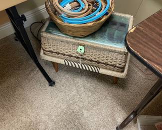 Mid century sewing basket 