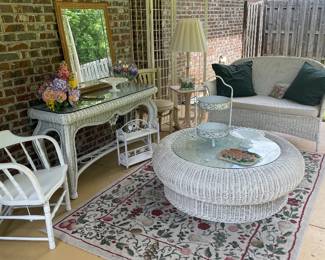View of back patio off kitchen 