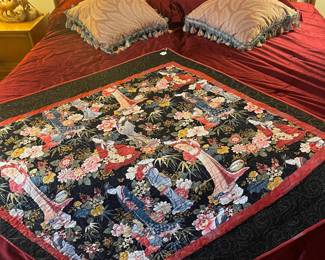Drexel mid century modern king size bed