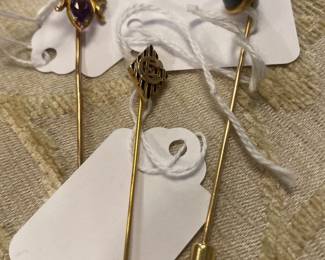 14k gold stickpins