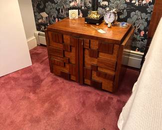Lane Staccato Brutalist nightstand