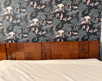 King Headboard MCM Lane Staccato Brutalist